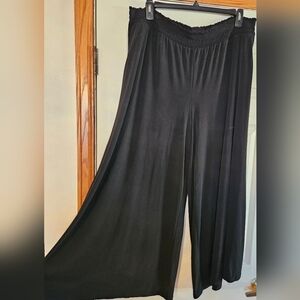 Lane Bryant Black Wide-Leg Pants